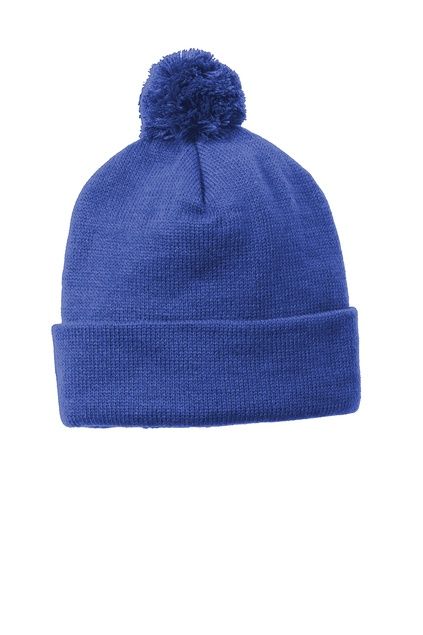 Cross Country - Sport-Tek ® Solid Pom Pom Beanie