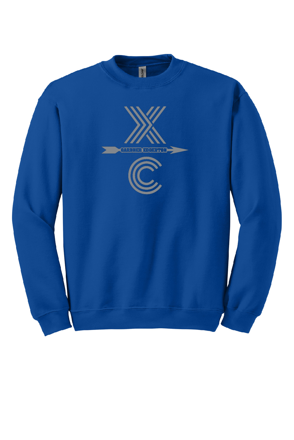 Cross Country - Gilden Heavy Blend Sweatshirt, Color: Blue, Size: YS