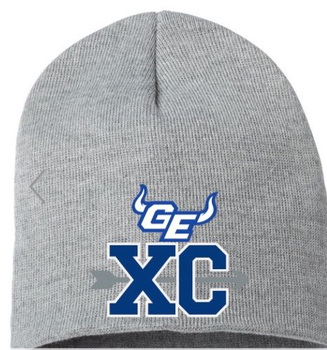 Cross Country- Sportsman 8&quot; Beanie, Color: Heather Gray