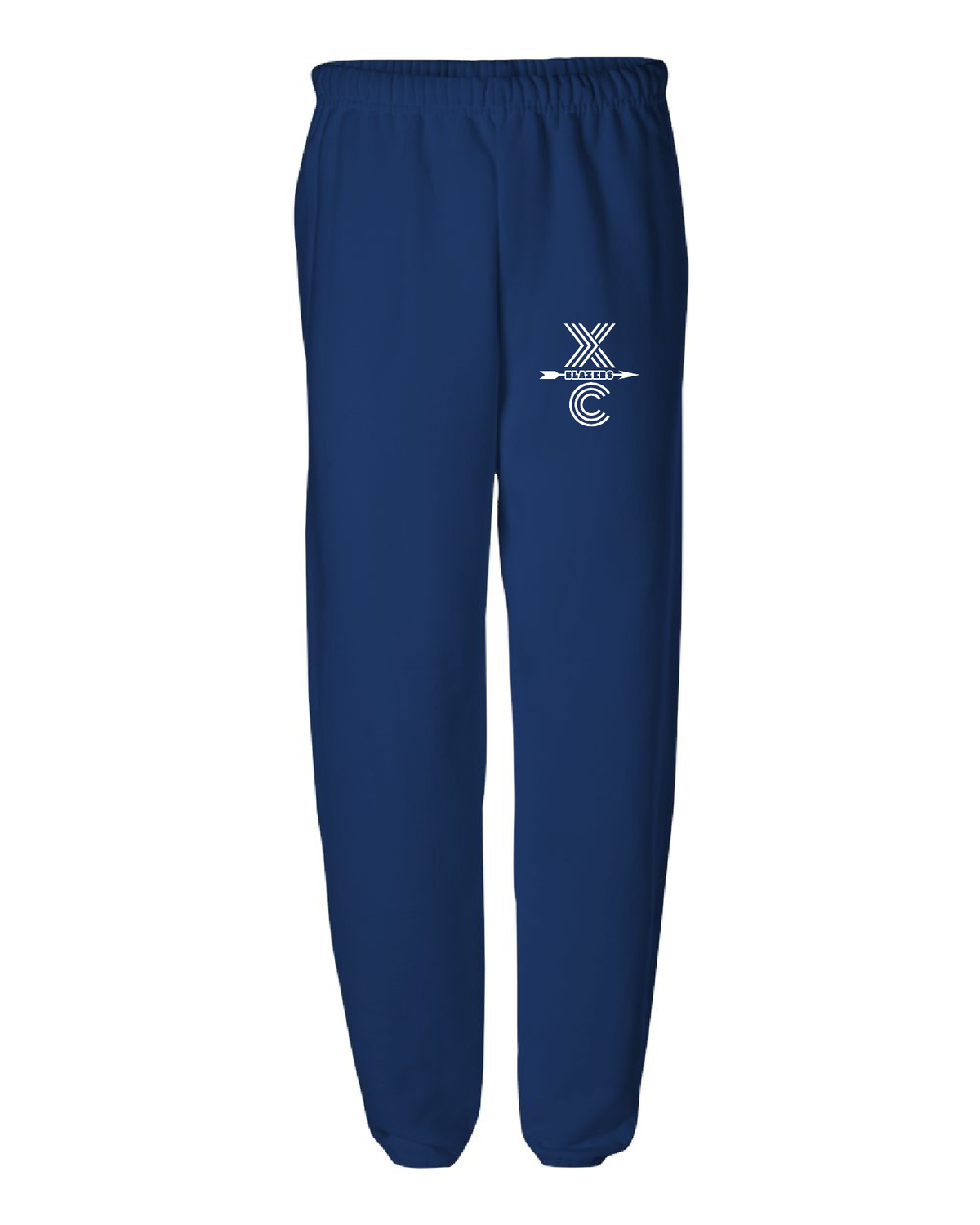 Cross Country - Jerzees NuBlend Sweatpants, Size: S, Color: Blue