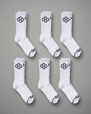 Rudis White Cushion Crew Sock