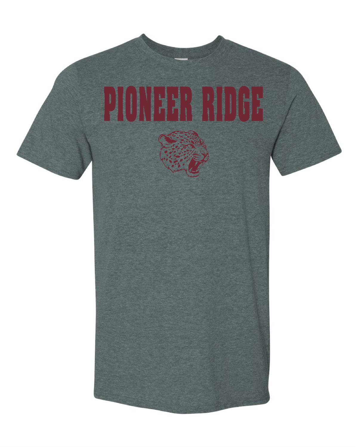 Gildan Softstyle® T-Shirt – Pioneer Ridge Middle School2, Color: Gray, Size: S