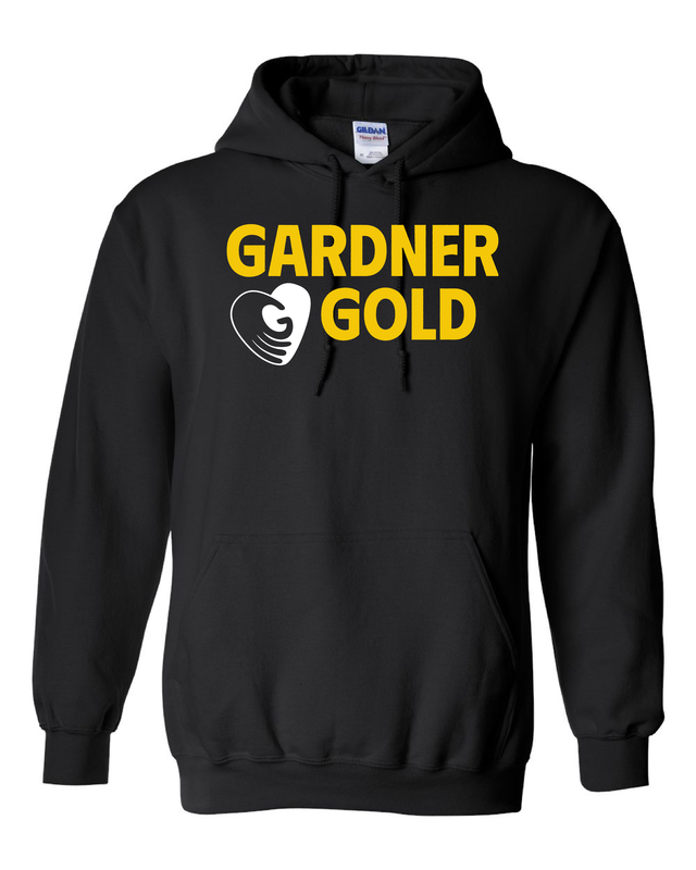 Gardner Gold Hoodie - Black