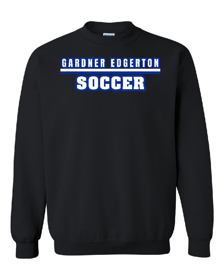 2026  GEHS Girls Soccer - Sweatshirt - Gildan Softstyle, Color: Black, Size: YS