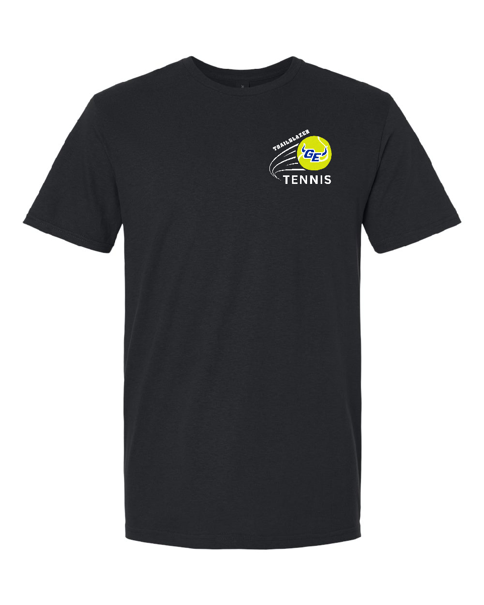 GEHS Tennis  Ball -  Gildan Soft Style T-Shirt, Color: Black, Size: YS