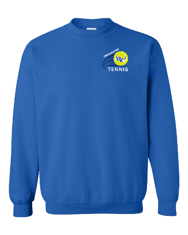 GEHS - Tennis Ball - Gildan Heavy Blend Sweatshirt, Color: Royal, Size: YS