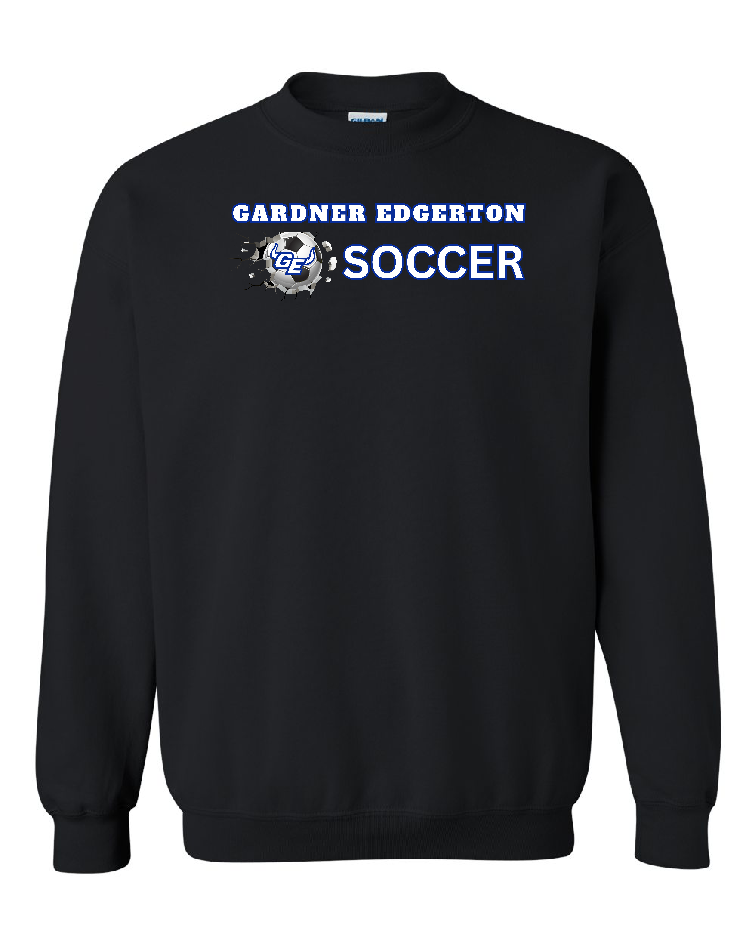 2026 GEHS Girls Soccer - Sweatshirt_2-Gildan Heavy Blend, Color: Black, Size: YS