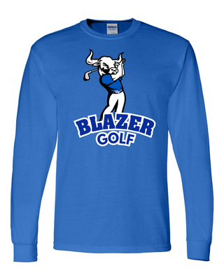 2026 GEHS Golf - Long Sleeve T-Shirt-Gildan Soft Style -Bull
