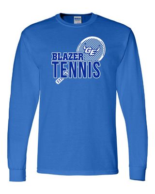 GEHS Tennis Racket - Gildan Soft Style Long Sleeve T-Shirt