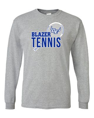 GEHS Tennis Racket - Gildan Soft Style Long Sleeve T-Shirt