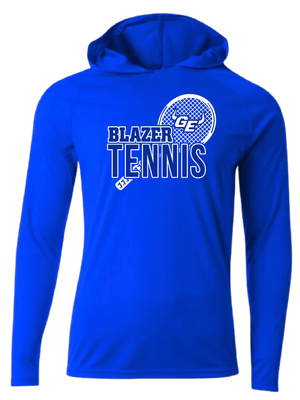 GEHS Tennis Racket - Polyester Wicking Hoodie