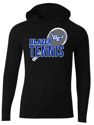 GEHS Tennis Racket - Polyester Wicking Hoodie