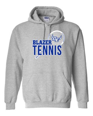 GEHS Tennis Racket - Gildan Heavy Blend Hoodie