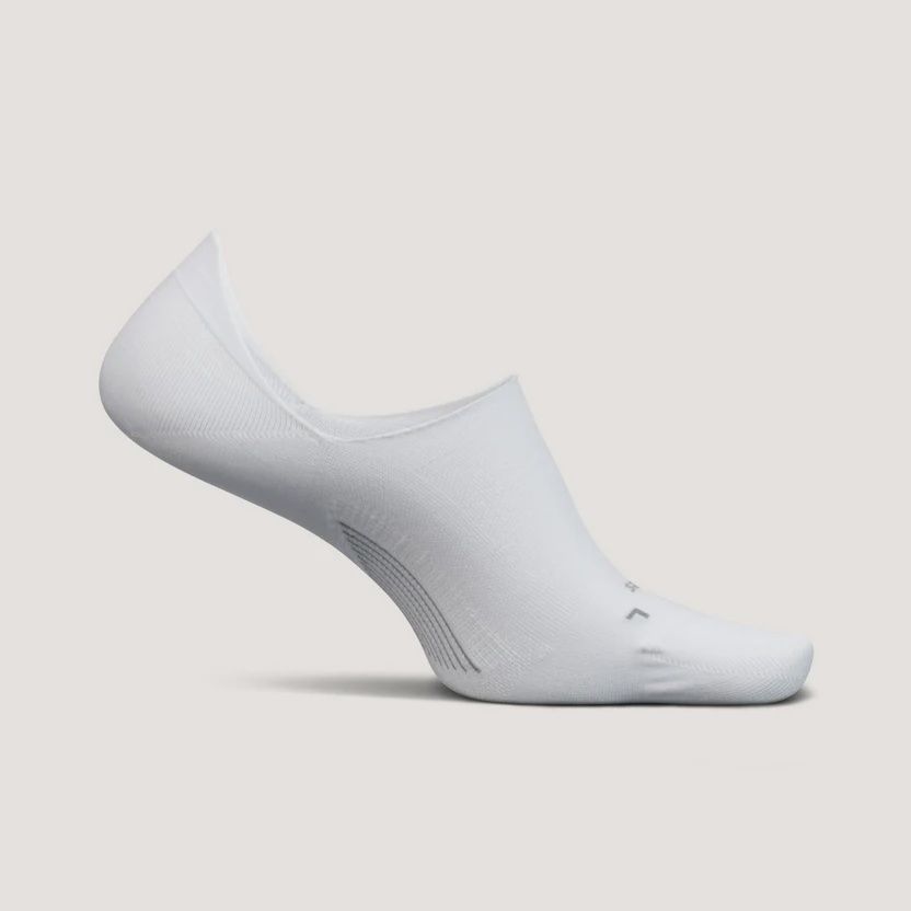 Elite Ultra Light Invisible Socks, Color: White, Size: M