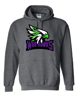 CUSTOM NAME/NUMBER - 2026 Warhawks - Gildan Heavy Blend Hoodie