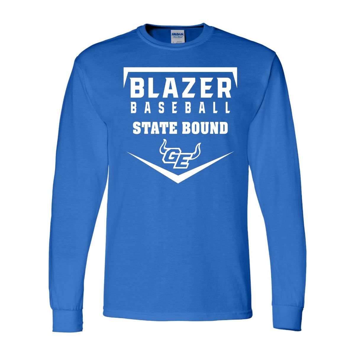 2026 GEHS Baseball - State Bound- Gildan Softstyle Long Sleeve T-Shirt, Size: Youth Small