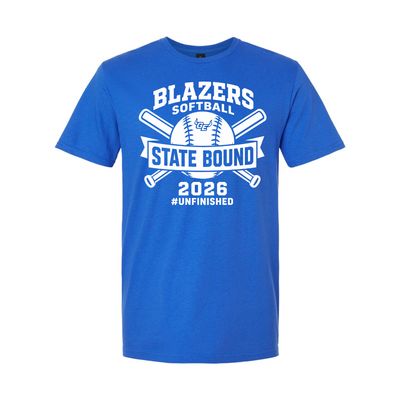 2026 Softball - State Bound - Gildan Softstyle T-Shirt