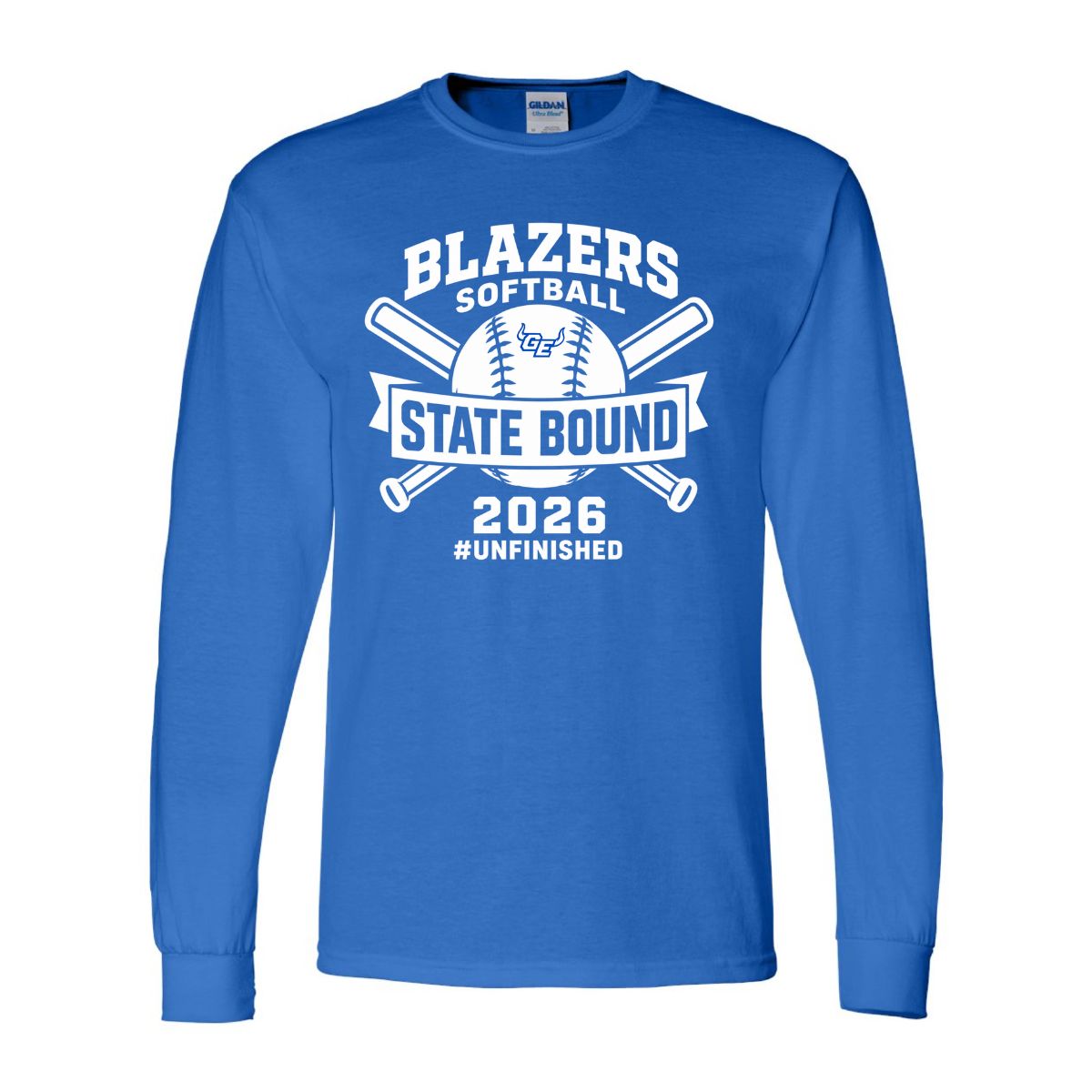 2026 GEHS Softball - State Bound- Gildan Softstyle Long Sleeve T-Shirt, Size: Youth Small