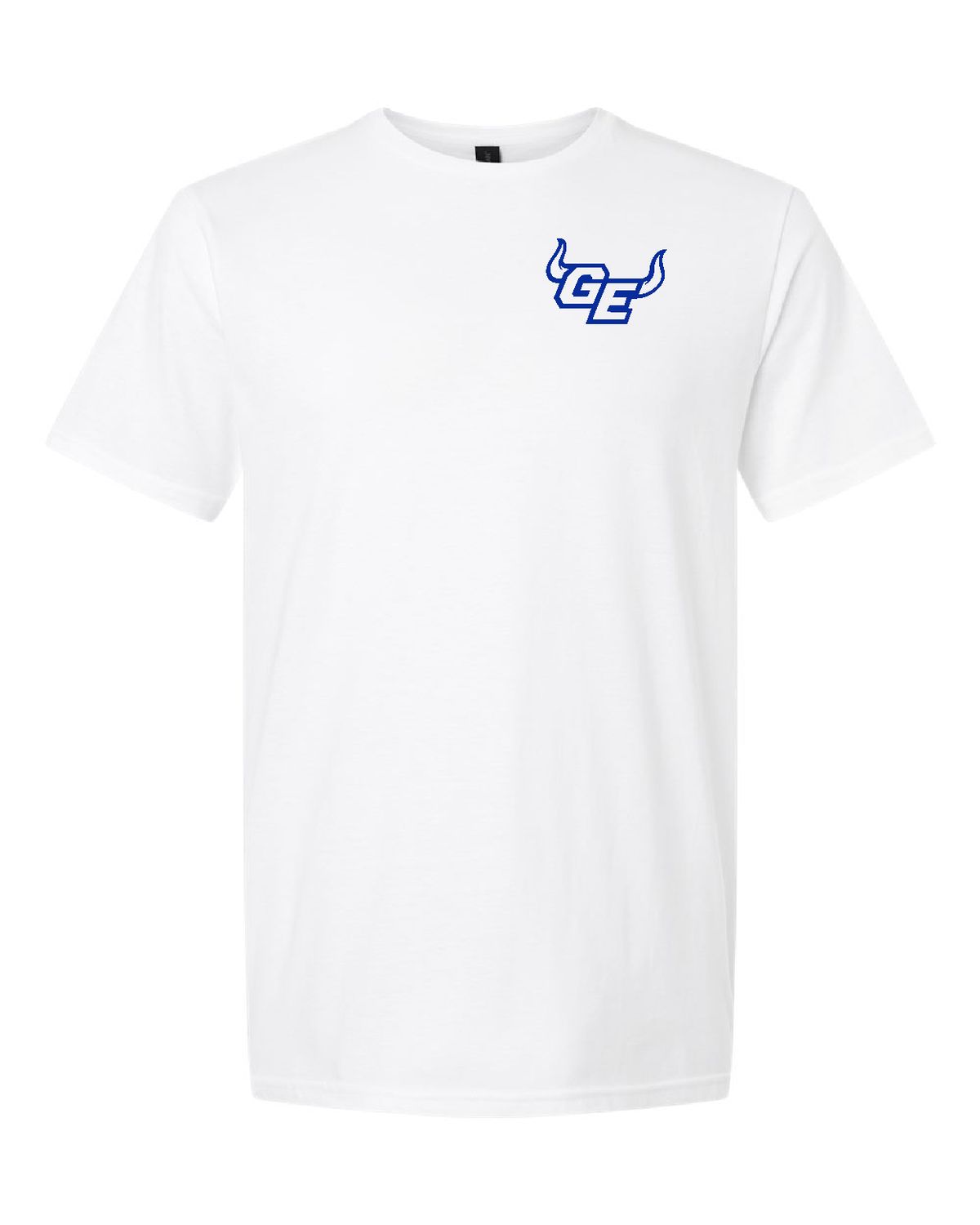 GEHS Front Logo/Trail Blazers Back - Softstyle T-Shirt - White, Color: White, Size: S