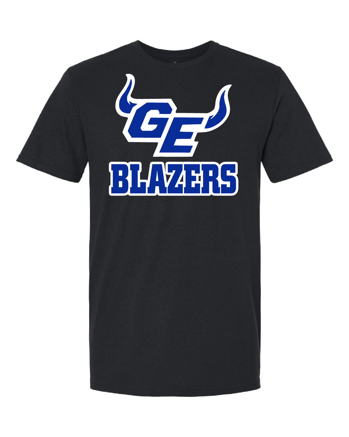 GEHS Gardner Logo/Blazers - Softstyle T-Shirt - Black, Color: Black, Size: S