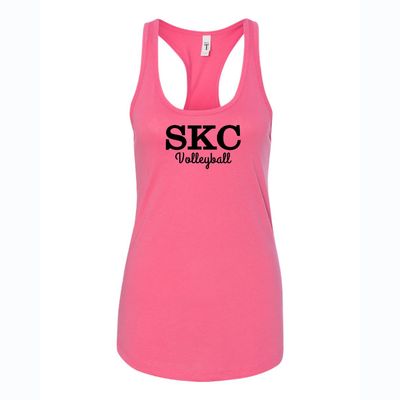 SKC Volleyball - Next Level Racerback Tank - Pink