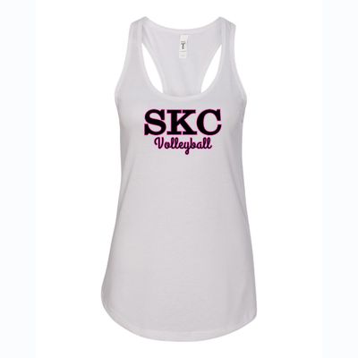 SKC Volleyball - Next Level Racerback Tank - White