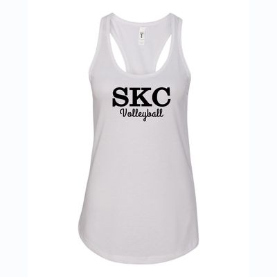SKC Volleyball - Next Level Racerback Tank - White