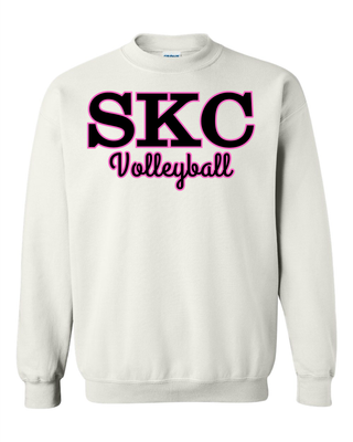 SKC Volleyball - Heavy Blend Crewneck Sweatshirt -White