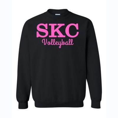 SKC Volleyball - Heavy Blend Crewneck Sweatshirt - Black