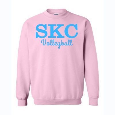 SKC Volleyball - Heavy Blend Crewneck Sweatshirt - Pink