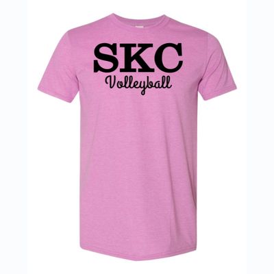 SKC Volleyball - Gildan Softstyle T-Shirt - Heather Pink