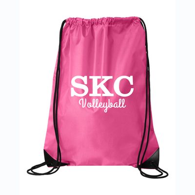SKC Volleyball - Draw String Bag - Pink