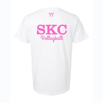 SKC Volleyball - Gildan Softstyle T-Shirt Bow - White