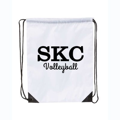 SKC Volleyball - Draw String Bag - White