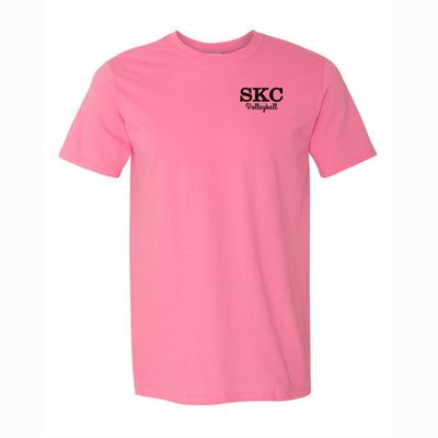 SKC Volleyball - Gildan Softstyle T-Shirt Bow- Azalea
