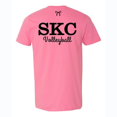 SKC Volleyball - Gildan Softstyle T-Shirt Bow- Azalea