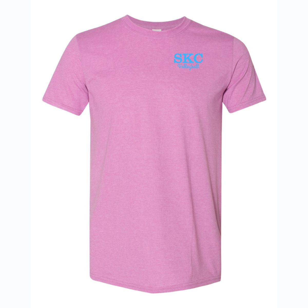 SKC Volleyball - Gildan Softstyle T-Shirt Bow - Orchid, Color: Orchid W Blue, Size: Youth Large