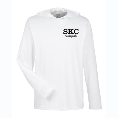 SKC Volleyball - Team 365 Polyester Hoodie - White