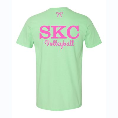 SKC Volleyball - Gildan Softstyle T-Shirt Bow - Mint