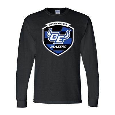 2026  GEHS Soccer Long Sleeve Crest - Gildan Softstyle