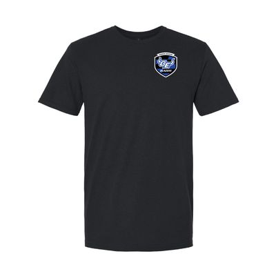 2026 Soccer T-Shirt Crest Pocket - Gildan Softstyle