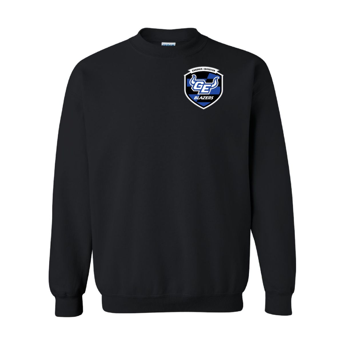 2026 GEHS Soccer Pocket Crest - Sweatshirt - Gildan Heavy Blend, Color: Black, Size: YS