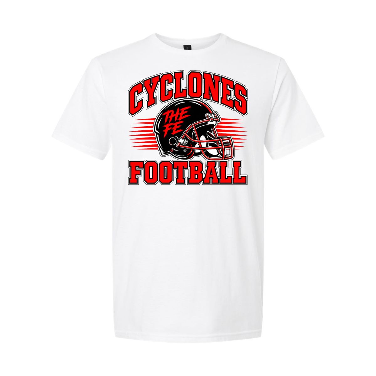 2026 Santa Fe Trail Football Helmet - Gildan Softstyle T-Shirt, Color: White, Size: YS