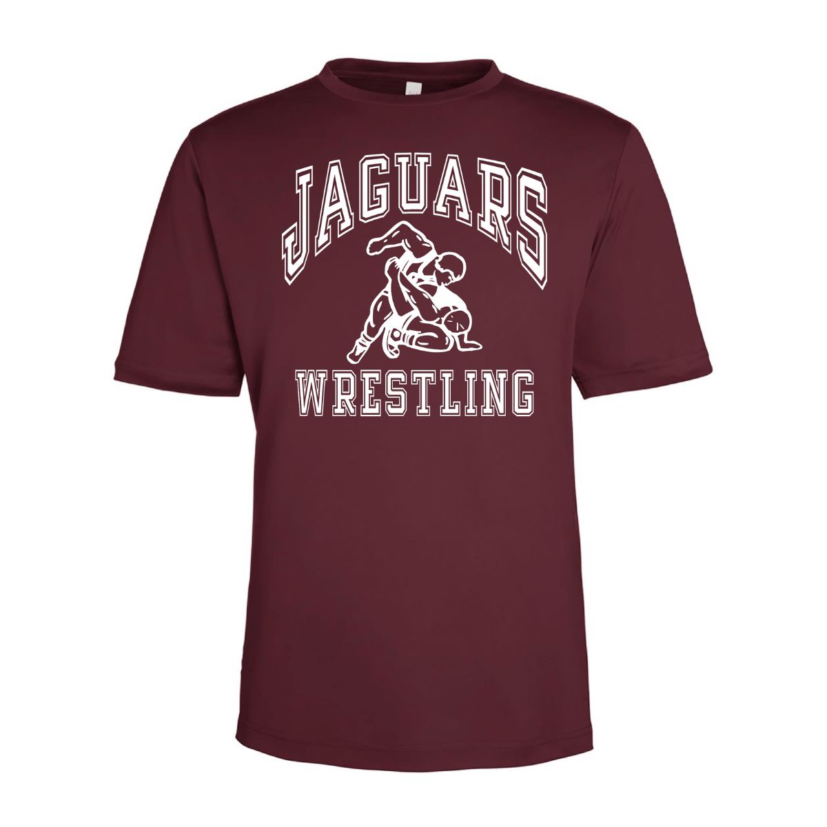 Pioneer Ridge Wrestling - Polyester T-Shirt, Color: Maroon, Size: Youth Small