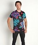 Floral Optic Shirt, Color: Black, Size: X Large