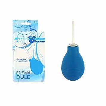 Anal Douche Enema Bulb - Blue