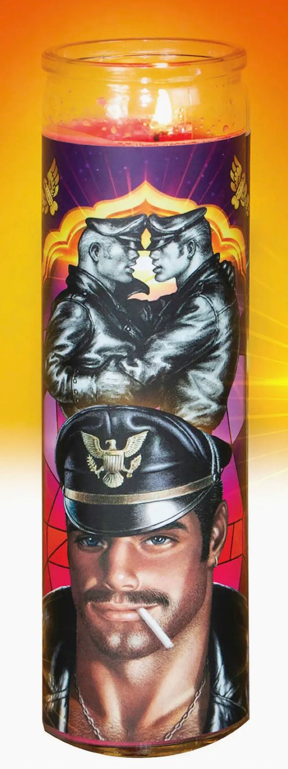 Tom of Finland Candle, Color: Leather Daddy