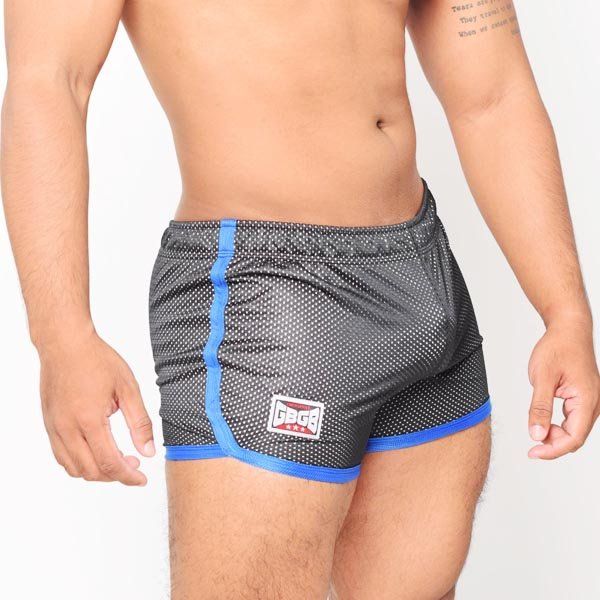 Levi Mesh Shorts, Size: Medium, Color: Black/Red/Blue