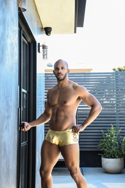 Unleashed Golden Trunks