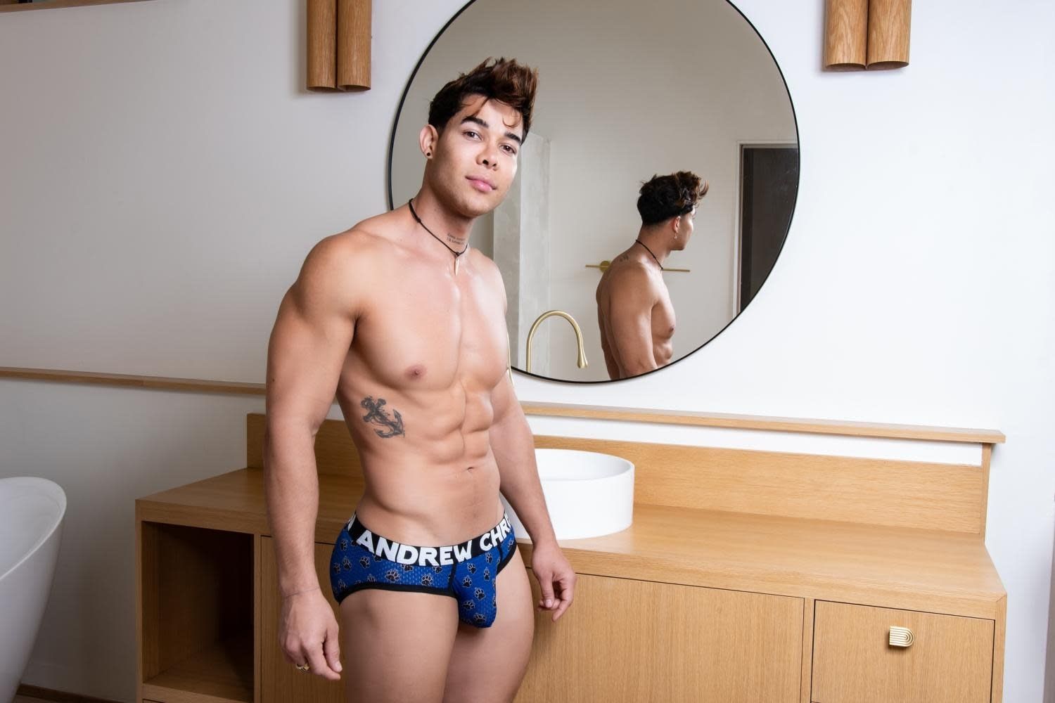 Paws Mesh Brief w/ Almost Naked